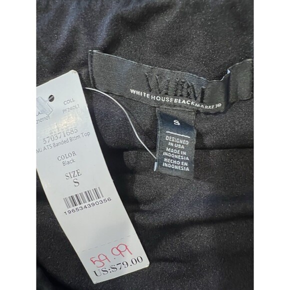 NWT White House Black Market WHBM Chain Shoulder Top Small - Picture 5 of 7